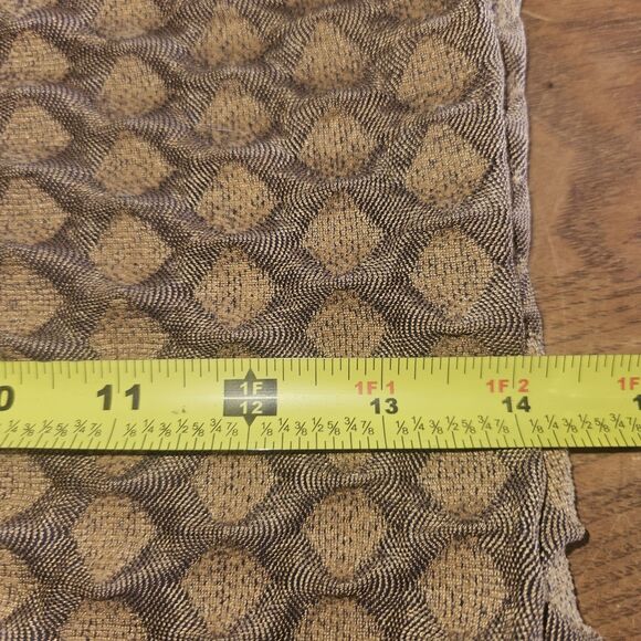 Zara Stretchy Waffle Knit BROWN Midi DRESS Womens MEDIUM - Picture 4 of 7